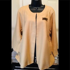 Newport News Camel color Waist Coat.